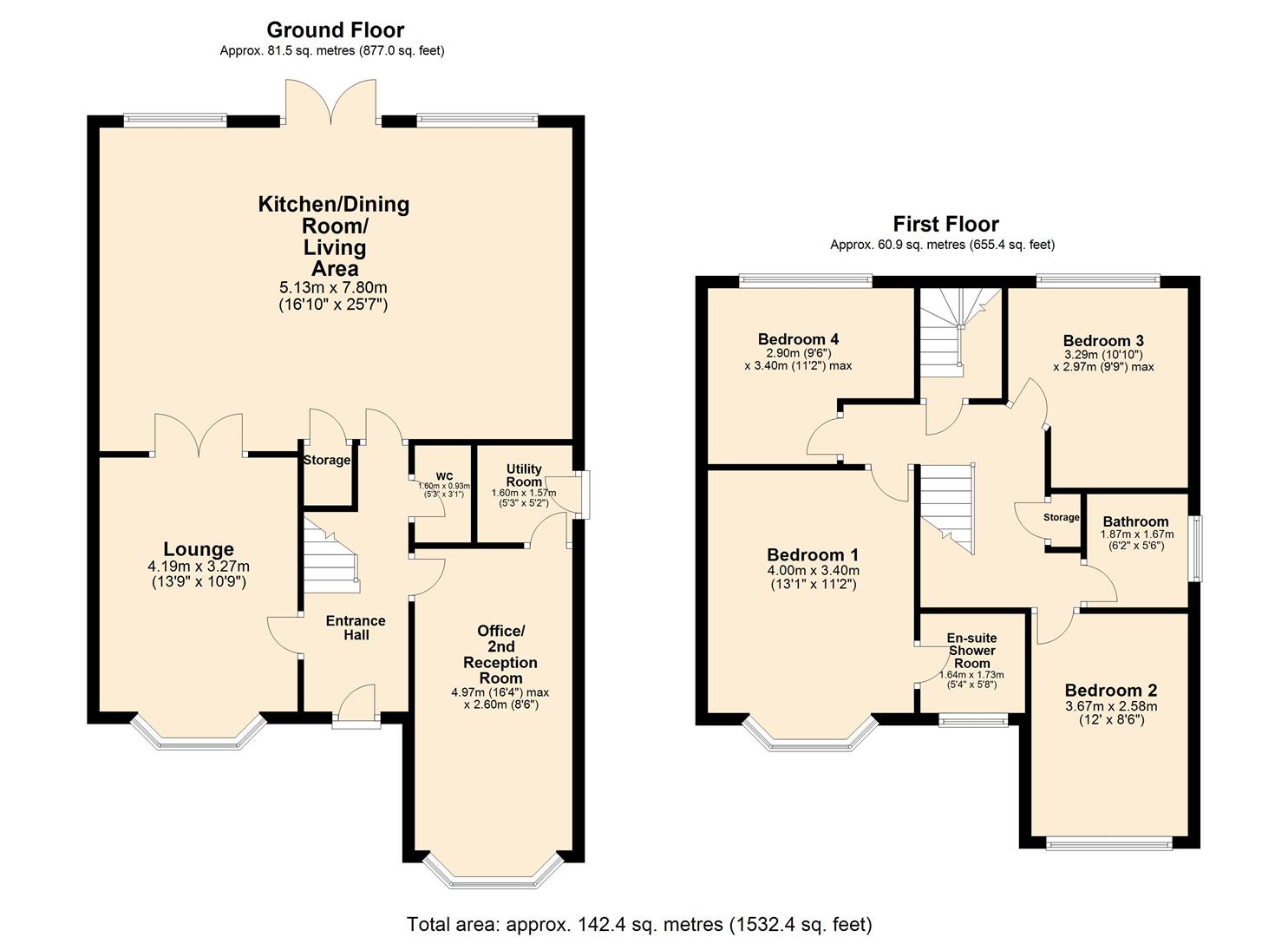 Floorplans For Withins Hall Road, Failsworth, Manchester