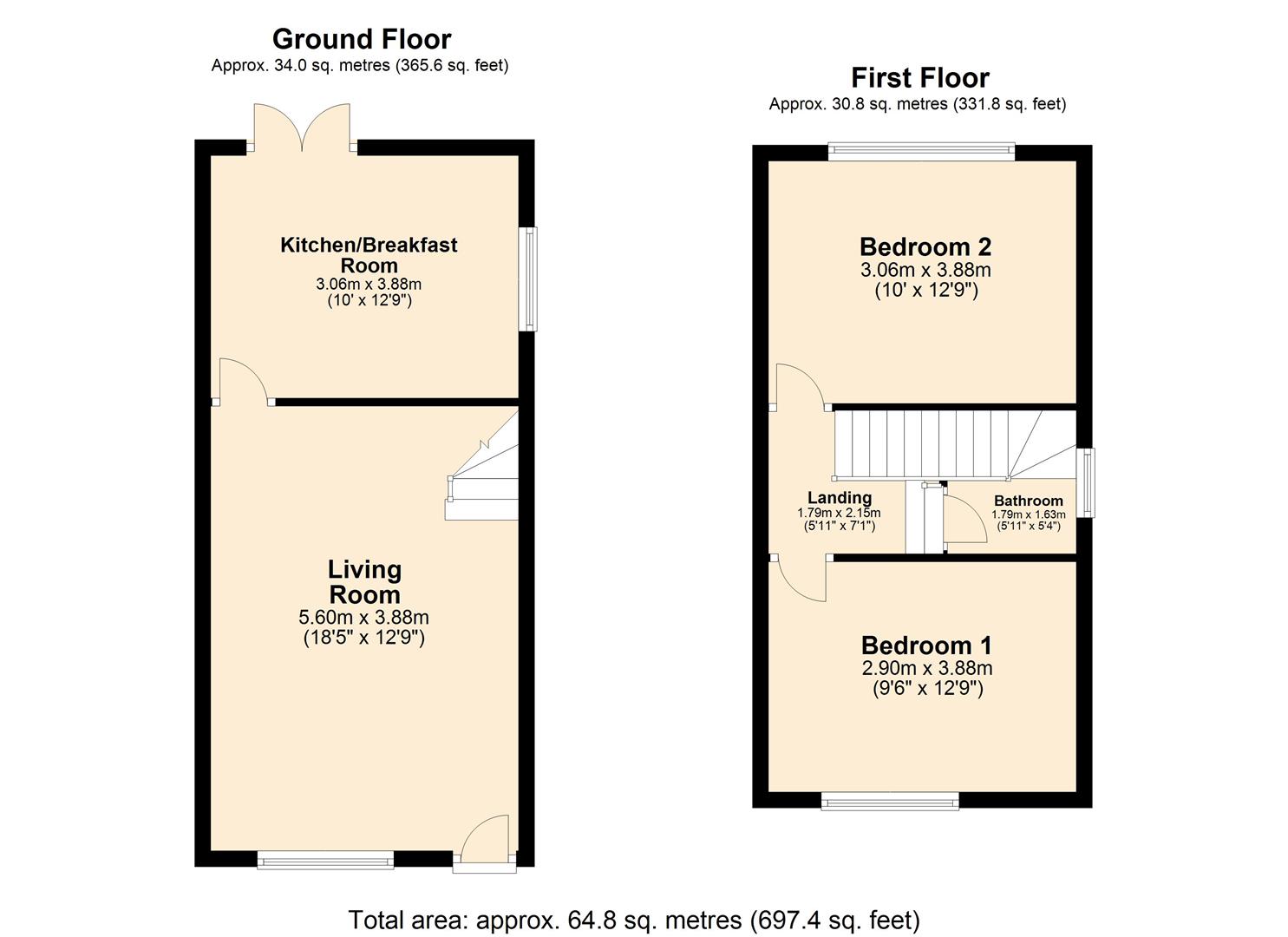 Floorplans For Medlock Road, Woodhouses Village Failsworth